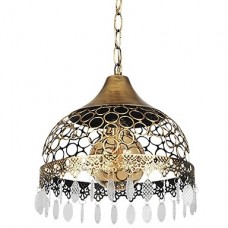 Φωτιστικό Κρεμαστό Μονόφωτο 1xE27 230V Αντικέ 955EBRULI1/AN